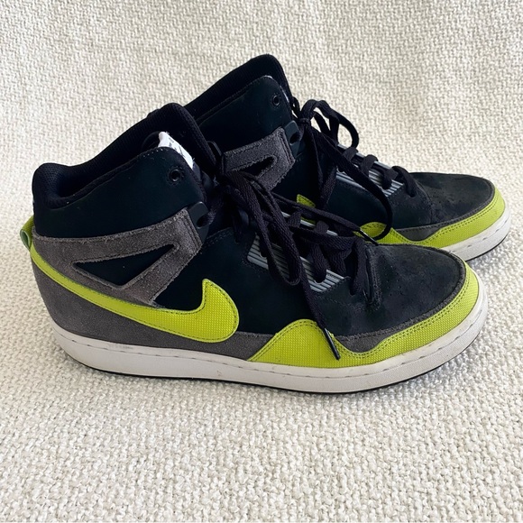 Nike Sneakers Alphaballer Mid Suede Leather Green Black Gray 487858-011 … - Picture 5 of 6